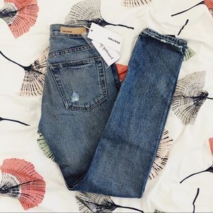 GRLFRND Karolina High-Rise Skinny in Last Dance